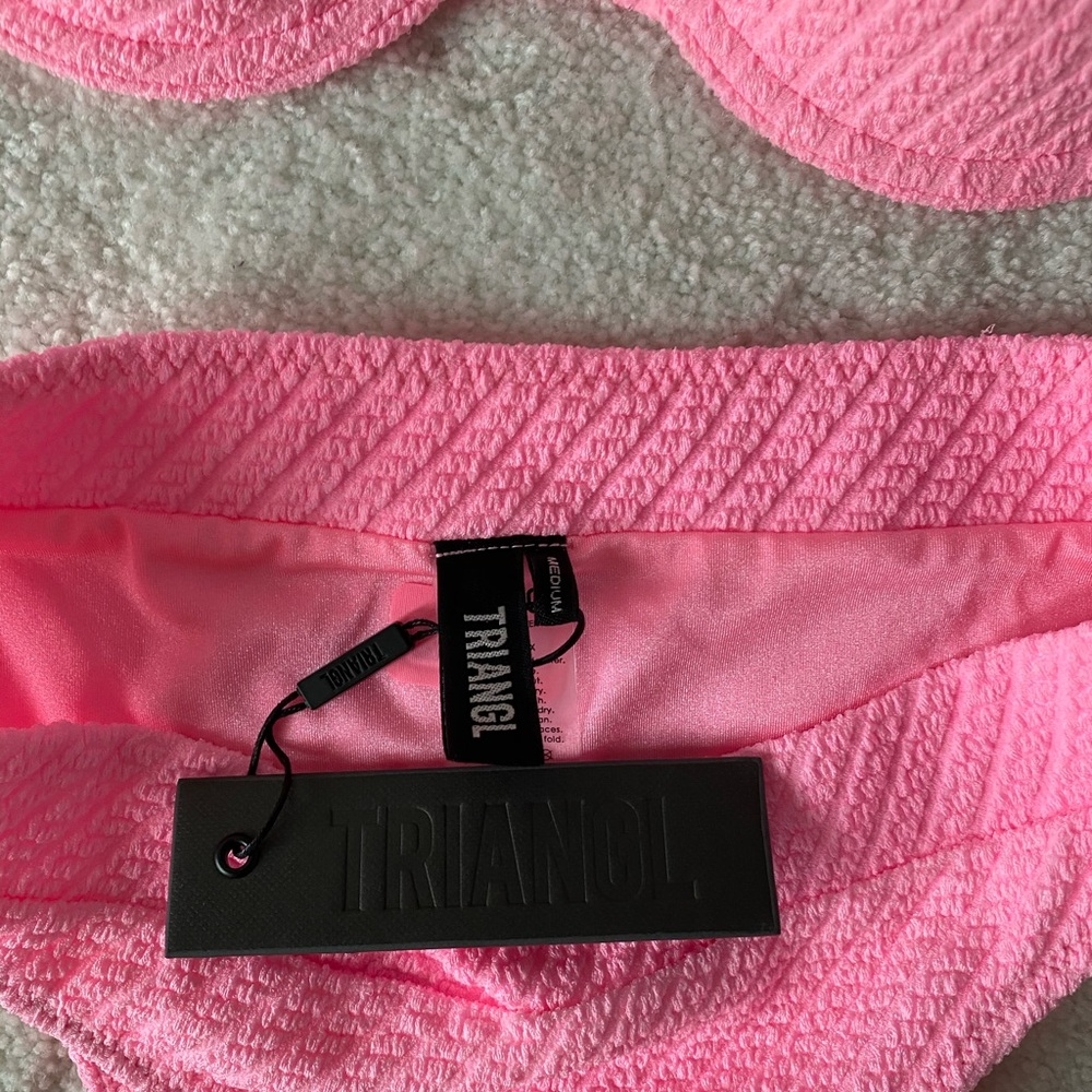 TRIANGL pink terry cloth swimsuit size M BRAND NEW